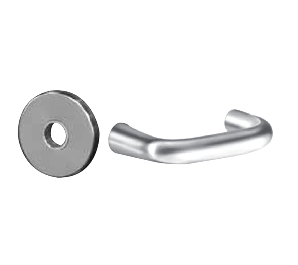 Fail Safe, 12V Electrified Mortise Lock, LN Rose, J Lever, SFIC Prep Less Core, RX Switch, Satin Stainless Steel