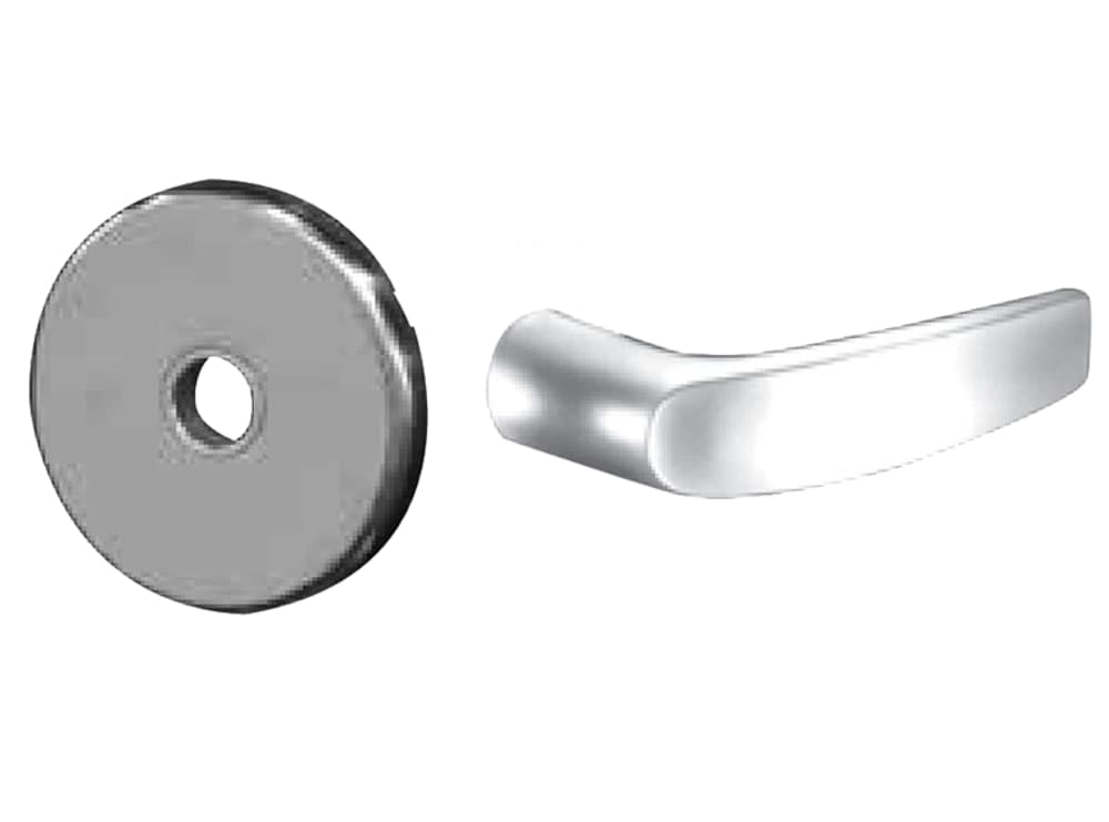 Fail Safe, 24V Electrified Mortise Lock, O Rose, B Lever,  Satin Chrome