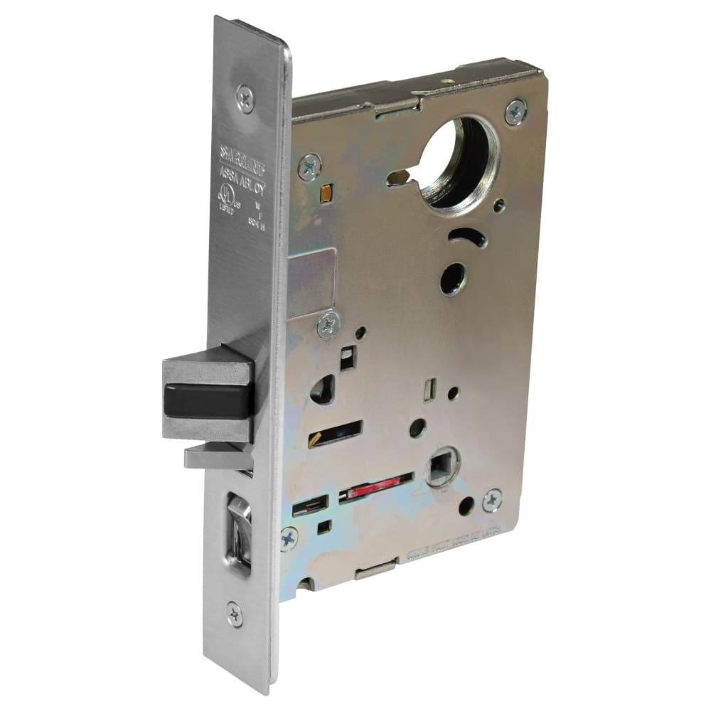 Sargent 8200 Series Mortise Lock, Lock Body Only, Office or Entry Function, Satin Chrome